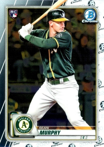 #87 Sean Murphy - Oakland Athletics - 2020 Bowman Chrome Baseball
