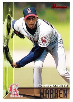 #87 DeShawn Warren - California Angels - 1995 Bowman Baseball