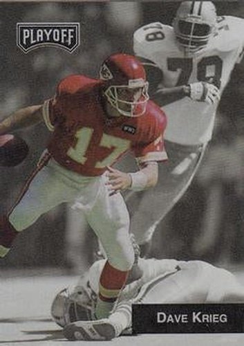 #87 Dave Krieg - Kansas City Chiefs - 1993 Playoff Football