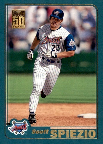 #87 Scott Spiezio - Anaheim Angels - 2001 Topps Baseball