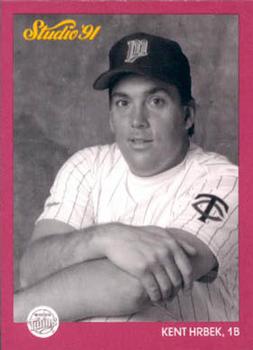 #87 Kent Hrbek - Minnesota Twins - 1991 Studio Baseball