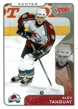 #87 Alex Tanguay - Colorado Avalanche - 2001-02 Upper Deck Victory Hockey