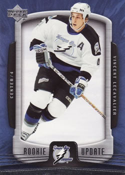 #87 Vincent Lecavalier - Tampa Bay Lightning - 2005-06 Upper Deck Rookie Update Hockey