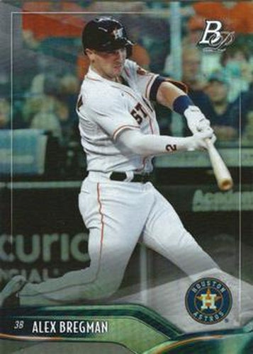 #87 Alex Bregman - Houston Astros - 2021 Bowman Platinum Baseball