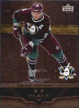 #87 Sergei Fedorov - Anaheim Mighty Ducks - 2005-06 Upper Deck Black Diamond Hockey