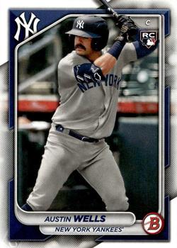 #87 Austin Wells - New York Yankees - 2024 Bowman Baseball