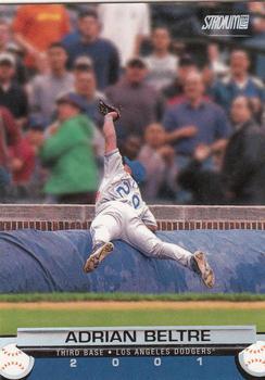 #87 Adrian Beltre - Los Angeles Dodgers - 2001 Stadium Club Baseball