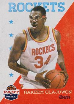 #87 Hakeem Olajuwon - Houston Rockets - 2011-12 Panini Past & Present Basketball