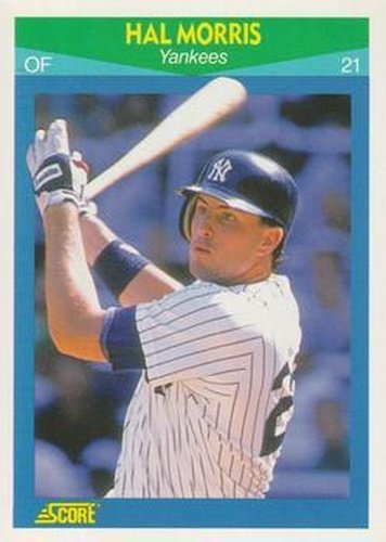 #87 Hal Morris - New York Yankees - 1990 Score Rising Stars Baseball