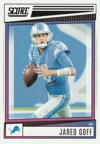 #87 Jared Goff - Detroit Lions - 2022 Score Football