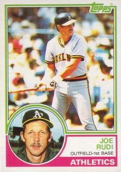 #87 Joe Rudi - Oakland Athletics - 1983 Topps Baseball