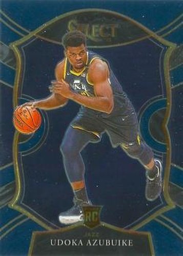 #87 Udoka Azubuike - Utah Jazz - 2020-21 Panini Select - Blue Basketball