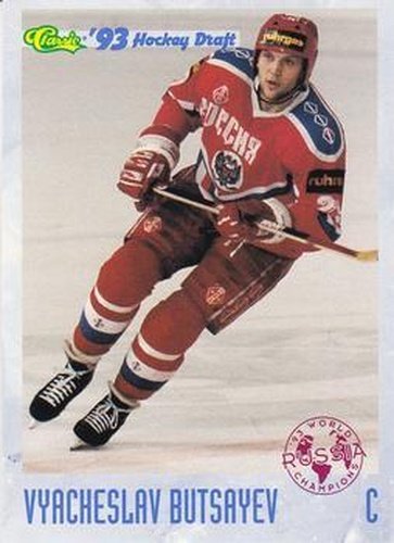 #87 Vyacheslav Butsayev - Russia - 1993 Classic '93 Hockey Draft Hockey