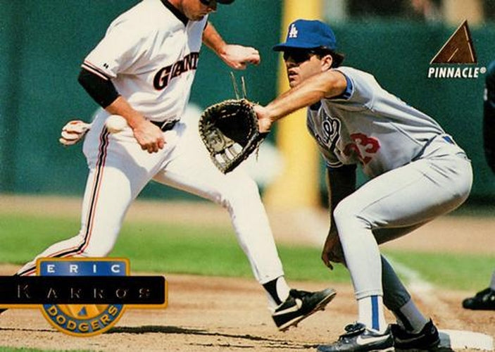 #87 Eric Karros - Los Angeles Dodgers - 1994 Pinnacle Baseball