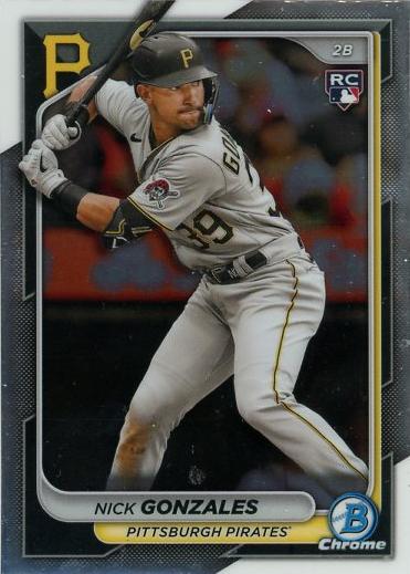 #87 Nick Gonzales - Pittsburgh Pirates - 2024 Bowman Chrome Baseball