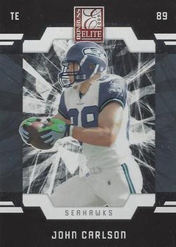 #87 John Carlson - Seattle Seahawks - 2009 Donruss Elite Football
