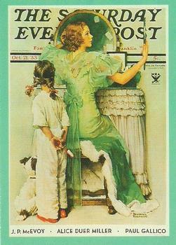 #87 Going Out - 1993 Comic Images Norman Rockwell Saturday Evening Post
