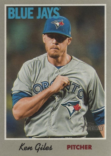 #87 Ken Giles - Toronto Blue Jays - 2019 Topps Heritage Baseball