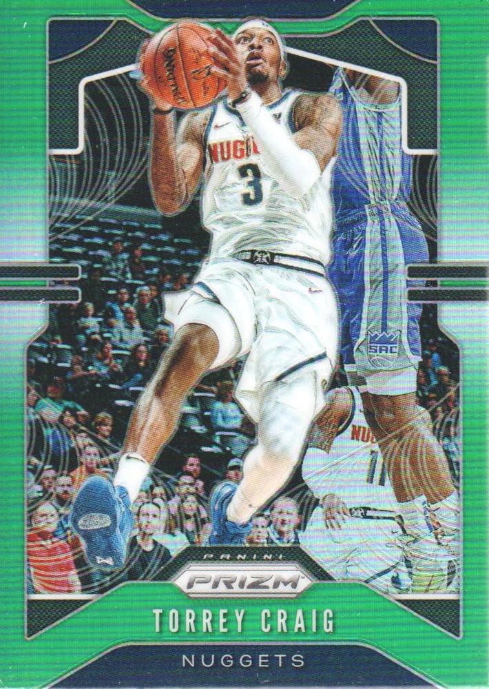 #87 Torrey Craig - Denver Nuggets - 2019-20 Panini Prizm - Prizms Green Basketball