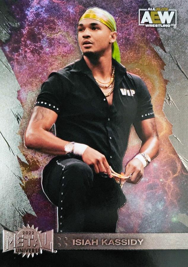 #87 Isiah Kassidy - 2022 SkyBox Metal Universe AEW Wrestling