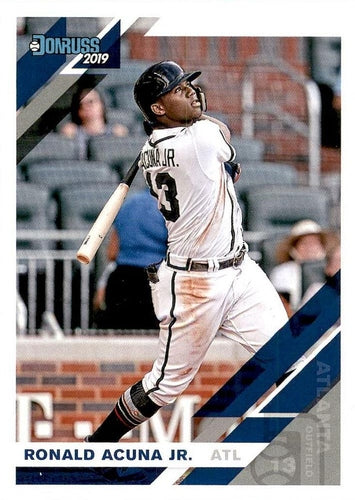 #87a Ronald Acuna Jr. - Atlanta Braves - 2019 Donruss Baseball
