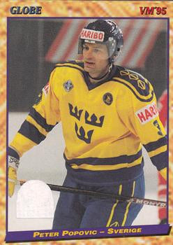 #19 Peter Popovic - Sweden - 1995 Semic Globe VM (Swedish) Hockey