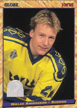 #51 Niklas Andersson - Sweden - 1995 Semic Globe VM (Swedish) Hockey