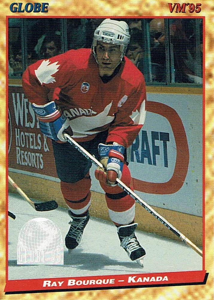 #77 Ray Bourque - Canada - 1995 Semic Globe VM (Swedish) Hockey