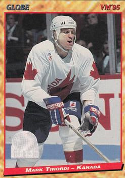 #80 Mark Tinordi - Canada - 1995 Semic Globe VM (Swedish) Hockey