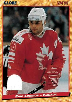 #88 Eric Lindros - Canada - 1995 Semic Globe VM (Swedish) Hockey