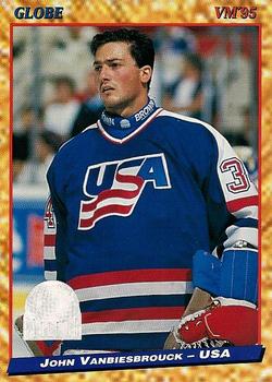 #101 John Vanbiesbrouck - USA - 1995 Semic Globe VM (Swedish) Hockey