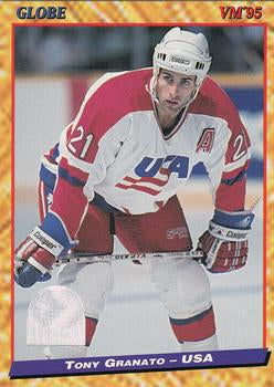 #120 Tony Granato - USA - 1995 Semic Globe VM (Swedish) Hockey
