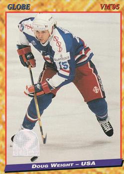 #125 Doug Weight - USA - 1995 Semic Globe VM (Swedish) Hockey