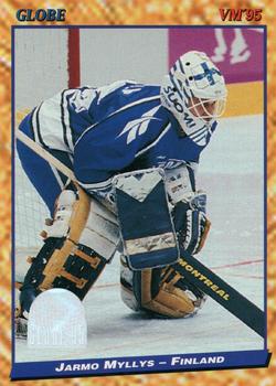 #128 Jarmo Myllys - Finland - 1995 Semic Globe VM (Swedish) Hockey
