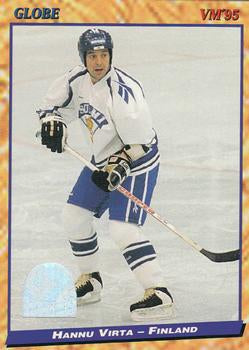 #132 Hannu Virta - Finland - 1995 Semic Globe VM (Swedish) Hockey