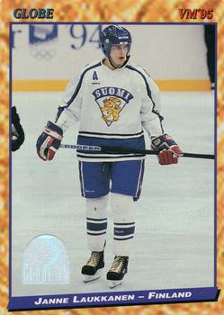 #134 Janne Laukkanen - Finland - 1995 Semic Globe VM (Swedish) Hockey
