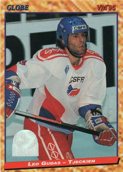 #148 Leo Gudas - Czech Republic - 1995 Semic Globe VM (Swedish) Hockey