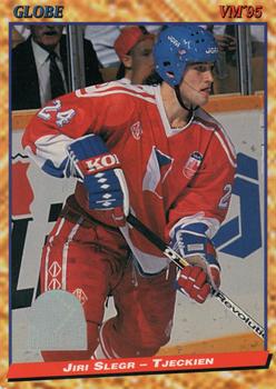 #151 Jiri Slegr - Czech Republic - 1995 Semic Globe VM (Swedish) Hockey