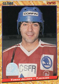 #153 Tomas Jelinek - Czech Republic - 1995 Semic Globe VM (Swedish) Hockey