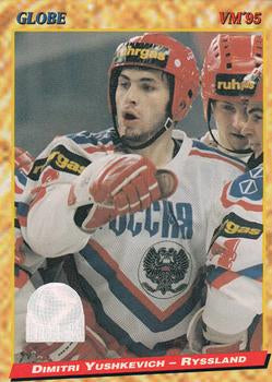 #171 Dimitri Yushkevich - Russia - 1995 Semic Globe VM (Swedish) Hockey