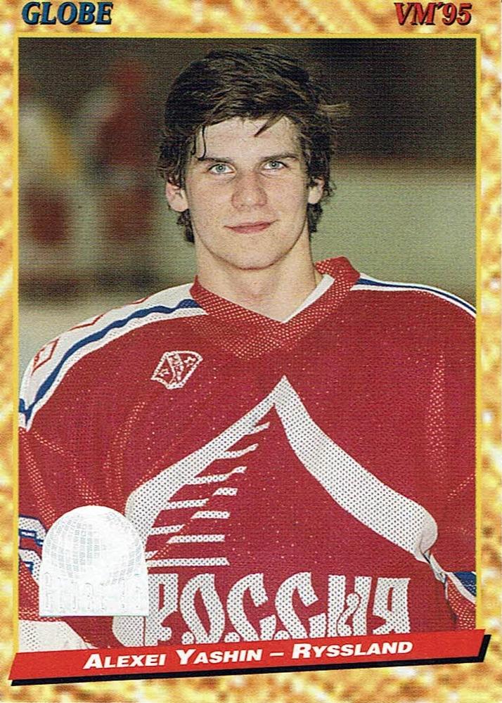 #172 Alexei Yashin - Russia - 1995 Semic Globe VM (Swedish) Hockey