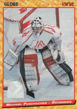 #182 Michael Puschacher - Austria - 1995 Semic Globe VM (Swedish) Hockey