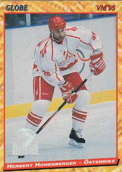 #186 Herbert Hohenberger - Austria - 1995 Semic Globe VM (Swedish) Hockey