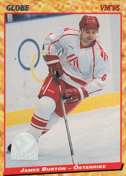 #188 James Burton - Austria - 1995 Semic Globe VM (Swedish) Hockey