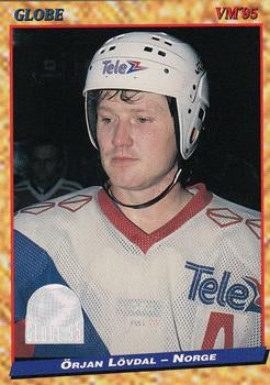#191 Örjan Lövdal - Norway - 1995 Semic Globe VM (Swedish) Hockey