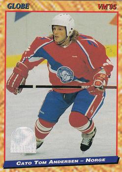 #192 Cato Tom Andersen - Norway - 1995 Semic Globe VM (Swedish) Hockey