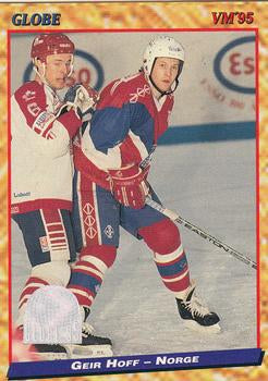 #193 Geir Hoff - Norway - 1995 Semic Globe VM (Swedish) Hockey
