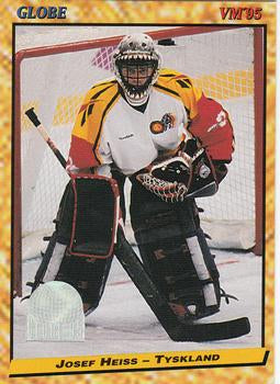 #218 Josef Heiss - Germany - 1995 Semic Globe VM (Swedish) Hockey