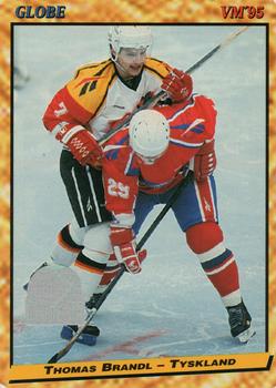 #221 Thomas Brandl - Germany - 1995 Semic Globe VM (Swedish) Hockey