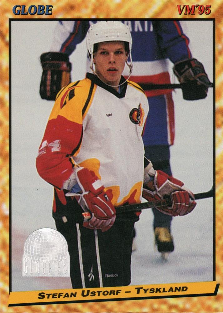 #224 Stefan Ustorf - Germany - 1995 Semic Globe VM (Swedish) Hockey